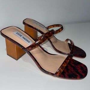 Never Worn Steve Madden Honey Tortoise Heels